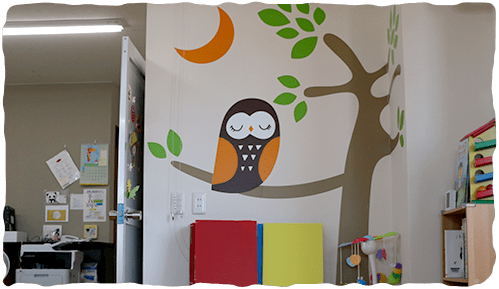 チャイルドサポートいしがき ふくろうの絵